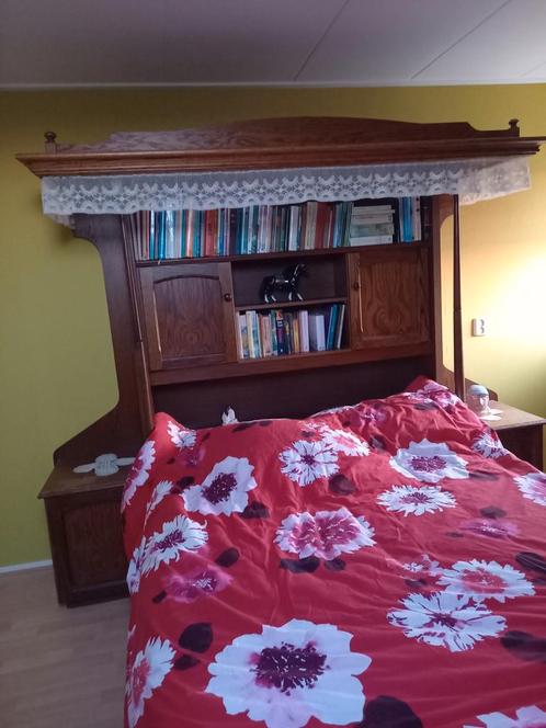 Eiken slaapkamer meublement, Huis en Inrichting, Slaapkamer | Complete slaapkamers, Gebruikt, Tweepersoons, Ophalen