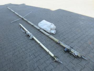 Aluminium mast 6,8 m+ giek+ verstagingen en zeilen, Pandora  beschikbaar voor biedingen