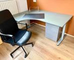 Complete werkplek inclusief accessoires, Ophalen, In hoogte verstelbaar, Zo goed als nieuw, Bureau