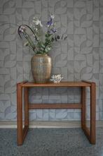 Vintage massief eiken bijzettafel Deens Design, Ophalen, 50 tot 100 cm, Deens Design, Deens Design