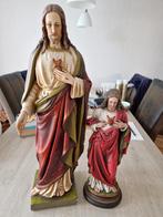 2 heilig hartbeelden, Antiek en Kunst, Antiek | Religie, Ophalen