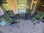 tuinset, Ophalen, 4 zitplaatsen, Kunststof, Gebruikt