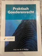 Praktisch Goederenrecht boek, Zo goed als nieuw, Noordhoff Uitgevers, Alpha, HBO