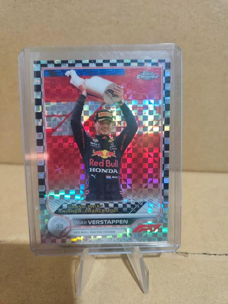 Max Verstappen Topps Chrome F1 2022, Verzamelen, Sportartikelen en Voetbal, Nieuw, Spelerskaart, Overige sporten, Ophalen of Verzenden