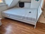 Twijfelaar bed in goede staat, Ophalen, Wit, Zo goed als nieuw, Twijfelaar