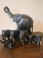 Verzameling zwarte olifanten, Gebruikt, Ophalen of Verzenden, Beeldje of Figuurtje