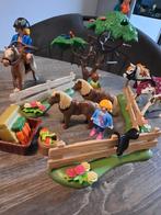 Playmobil paddock met paardenfamilie, Kinderen en Baby's, Speelgoed | Playmobil, Ophalen, Zo goed als nieuw, Complete set