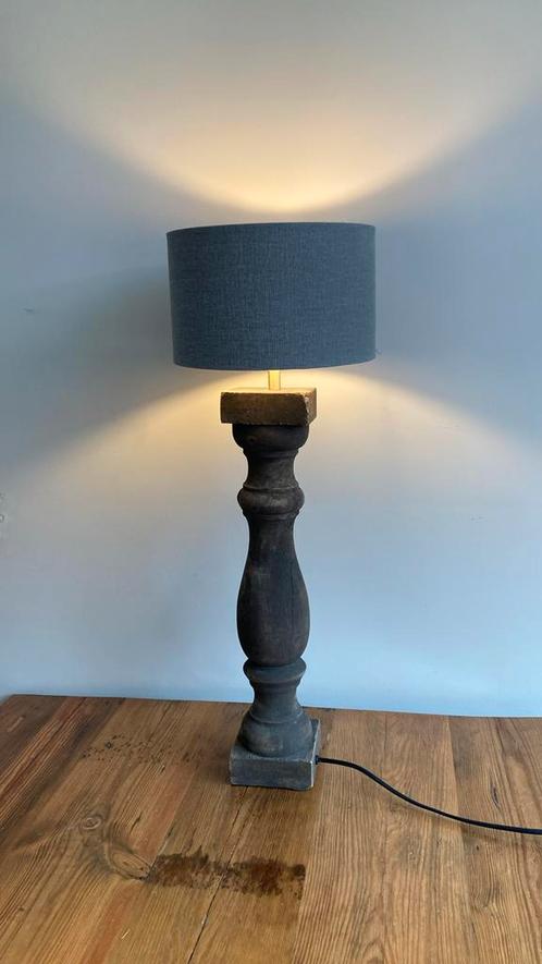 Staande baluster schemerlamp Aura Peeperkorn compleet, Huis en Inrichting, Lampen | Tafellampen, Zo goed als nieuw, Minder dan 50 cm