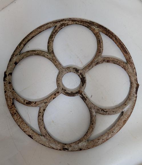 Vintage rond stalraam antiek gietijzeren stalraam, Antiek en Kunst, Antiek | Woonaccessoires, Ophalen