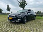 Peugeot 308 1.2 E-thp 130pk 2016 Zwart, Auto's, Voorwielaandrijving, 1199 cc, 1165 kg, Zwart