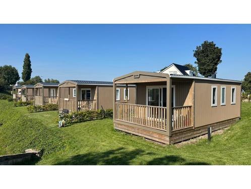 Chalet (2024) te koop in Woubrugge, Zuid-Holland! R#52R, Caravans en Kamperen, Stacaravans, tot en met 4