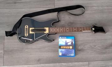 guitar hero live ps4 met gitaar, zonder dongle beschikbaar voor biedingen