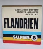 Flandrien reclamebord bord bier brouwerij mancave bar, Verzamelen, Ophalen of Verzenden, Gebruikt, Reclamebord