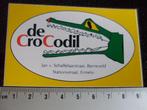 sticker nde CroCodil barneveld ermelo logo krokodil, Verzenden, Zo goed als nieuw, Bedrijf of Vereniging