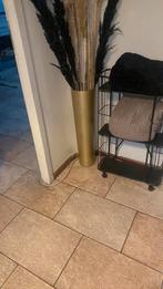 Goudkleurige vaas, Huis en Inrichting, Woonaccessoires | Vazen, Ophalen, Overige materialen, Overige kleuren, Zo goed als nieuw