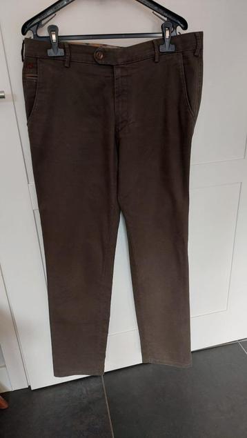 Heren Pantalon Chicago - Meyer - legergroen - khaki beschikbaar voor biedingen