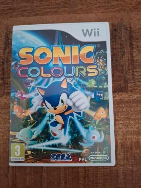 Nintendo wii Sonic Colours, Spelcomputers en Games, Games | Nintendo Wii, Zo goed als nieuw, Avontuur en Actie, 3 spelers of meer