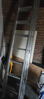 Aluminium Ladder - Opvouwbaar/Inschuifbaar, Doe-het-zelf en Verbouw, Ladders en Trappen, Ophalen, Gebruikt, Ladder, Opvouwbaar of Inschuifbaar