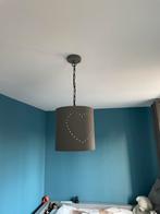 Grijze hanglamp lamp grijs met hart hartje baby kind kamer, Minder dan 50 cm, Ophalen of Verzenden, Metaal, Zo goed als nieuw