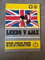 Voetbal 1977 Leeds - Ajax programma boekje, Ophalen of Verzenden, Zo goed als nieuw, Ajax, Boek of Tijdschrift