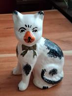 Staffordshire porseleinen kat beeld seventies, Antiek en Kunst, Ophalen of Verzenden