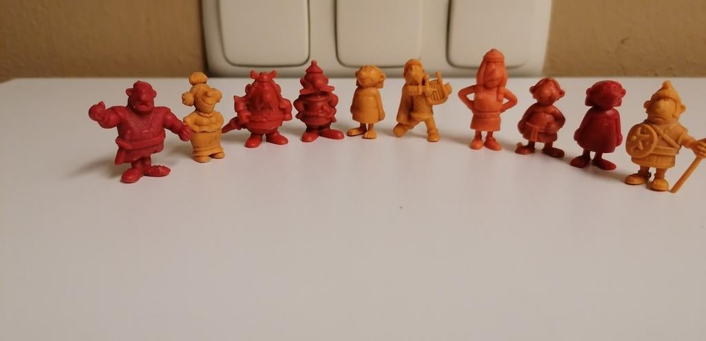 Asterix figuren dunkin, Ophalen of Verzenden, Asterix en Obelix, Beeldje of Figuurtje