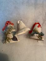 Vintage Kerstklokken Ornamenten Set, Diversen, Kerst, Gebruikt, T, Ophalen of Verzenden, N