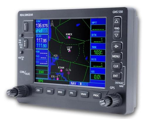 Real sim Gear  GNS 530 plus bureaustandaard, Computers en Software, Joysticks, Zo goed als nieuw, Ophalen of Verzenden
