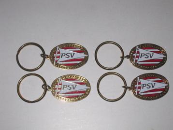 PSV Sleutelhangers Set van 4 Stuks beschikbaar voor biedingen