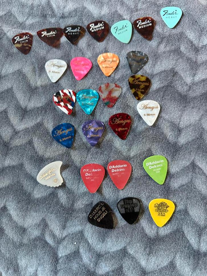 Gitaar Plectrums - Diverse merken en diktes, Muziek en Instrumenten, Instrumenten | Toebehoren, Gebruikt, Elektrische gitaar, Ophalen of Verzenden