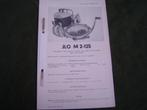 JLO M2-125 250cc twin werkplaats instructies, Motoren, Verzenden, Overige merken