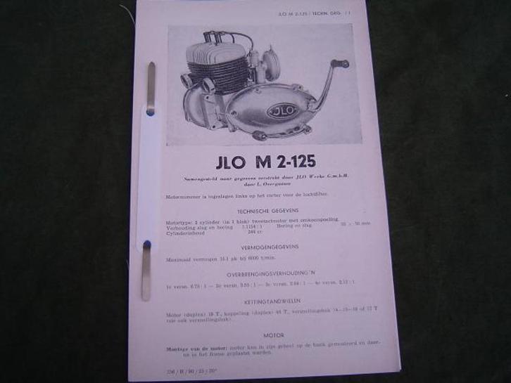 JLO M2-125 250cc twin werkplaats instructies, Motoren, Handleidingen en Instructieboekjes, Overige merken, Verzenden