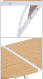 Relaxdays Hoekbureau - Eiken Look - Thuiswerk Bureau, Ophalen of Verzenden, Gebruikt