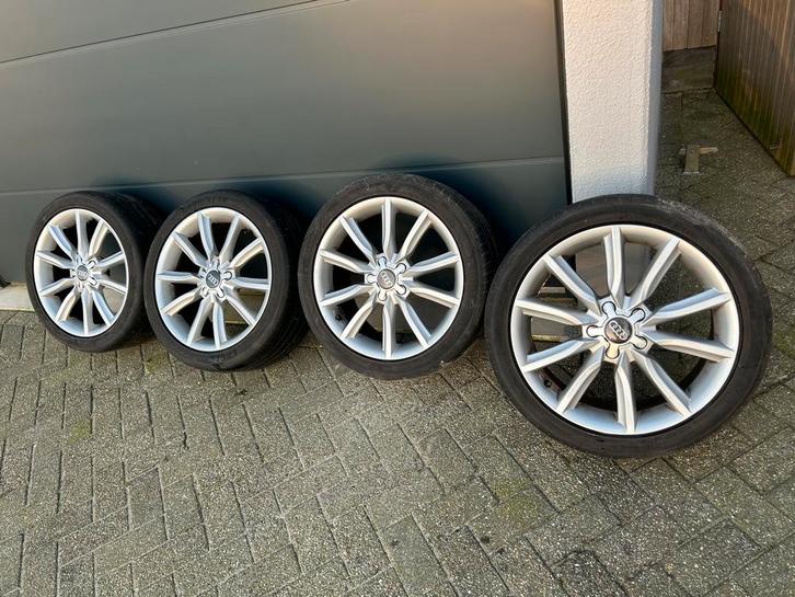 Velgen 18” 245/40R18 Audi A6, Auto-onderdelen, Banden en Velgen, Velg(en), Zomerbanden, 18 inch, 245 mm, Personenwagen, Gebruikt