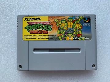 Nintendo Super Famicom TMNT Turtles in Time Konami Japan beschikbaar voor biedingen