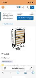 Vouwbed, Ophalen, Strak, Eenpersoons, Zo goed als nieuw