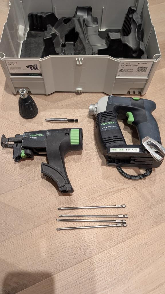 Festool DWC18-4500 complete BASIC versie incl 2000 schroeven, Doe-het-zelf en Verbouw, Gereedschap | Machine-onderdelen en Toebehoren