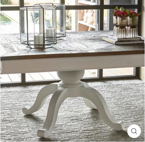 Rivièra Maison Eettafel 150 x 150 / 8 persoons, Huis en Inrichting, Tafels | Eettafels, Gebruikt, 150 tot 200 cm, 150 tot 200 cm