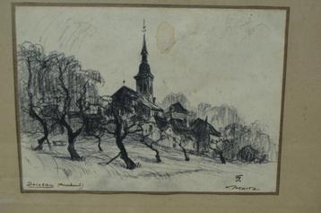 Tekening Doiceau F. Jorwitz Waals Brabant beschikbaar voor biedingen
