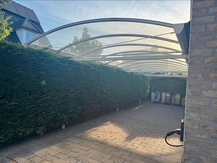 Summer Carport - RAL 9010 - 11,80 mtr x 3,80 mtr, Tuin en Terras, Overkappingen, Zo goed als nieuw, Carport, Ophalen