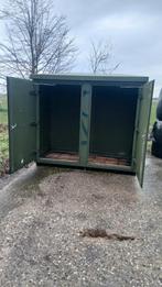 Geïsoleerd Metalen berging bij schuurtje, Tuin en Terras, Ophalen of Verzenden, Gebruikt, Metaal, Overige typen