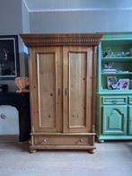 Grenen kast met lade, Ophalen