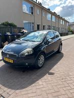 Fiat Punto 1.4 3DR 2009 Zwart, Auto's, Voorwielaandrijving, 4 cilinders, Zwart, Origineel Nederlands