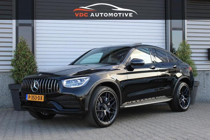 Mercedes-Benz GLC-Klasse Coupé 300e 4M AMG Schuifdak | Trek, Auto's, Mercedes-Benz, Bedrijf, Te koop, GLC Coupé, 360° camera, 4x4