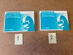 Originele instruktieboekjes HONDA NTV650 div.talen, Ophalen of Verzenden, Honda