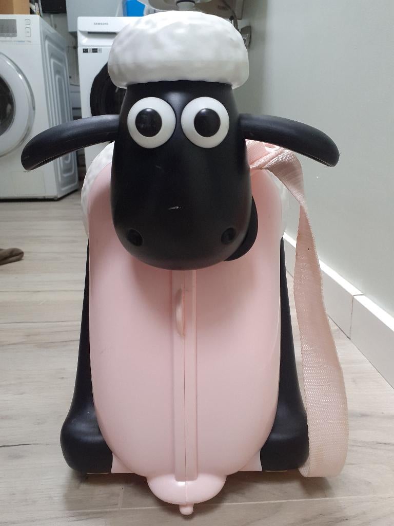 Shaun the Sheep kinderkoffer, Hard kunststof, Minder dan 50 cm, Zo goed als nieuw, Minder dan 35 cm