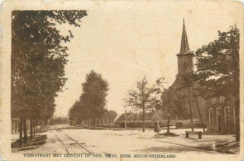 (701-378-041) Nieuw Beijerland Kerkstraat, Verzamelen, Ansichtkaarten | Nederland, Zuid-Holland, Verzenden