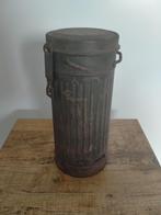 M38 Gasmaskenbuchse , leeg , originele, Verzamelen, Militaria | Tweede Wereldoorlog, Verzenden, Landmacht, Duitsland, Overige typen