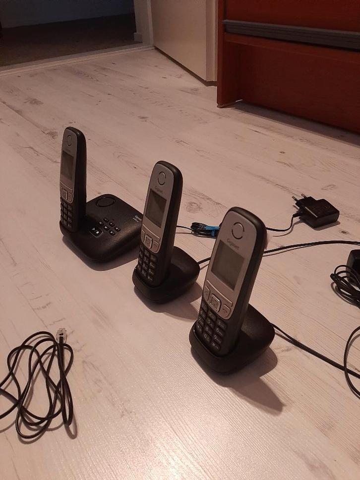 Vaste telefoon, Telecommunicatie, Vaste telefoons | Handsets en Draadloos, Gebruikt, 2 handsets, Ophalen of Verzenden