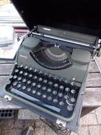 Hermes media vintage geheel metalen groene typemachine, Gebruikt, Ophalen of Verzenden